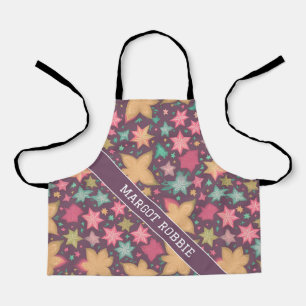 Tablier Aquarelle Starfruit coloré Motif personnalisé