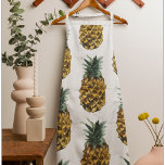 Tablier Aquarelle tropicale ananas Motif sans couture<br><div class="desc">Aquarelle tropicale ananas Motif sans couture</div>