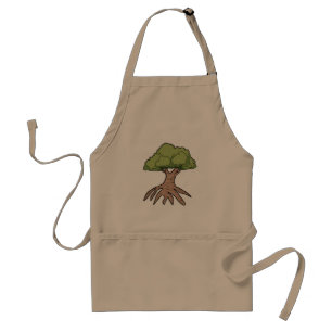 Tablier Arbre Avec Longues Racines Apron