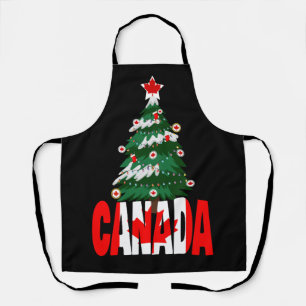 Tablier Arbre de Noël canadien de Noël canadien
