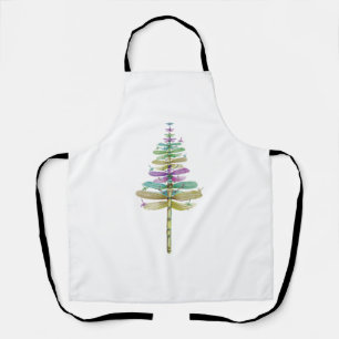 Tablier Arbre de Noël des libellules