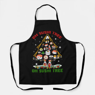 Tablier Arbre de Noël Oh Sushi Arbre de Noël Japonais Nour