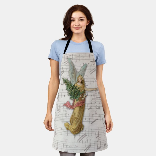 Tablier Arbre de Noël victorien Angel Antique (Porté)