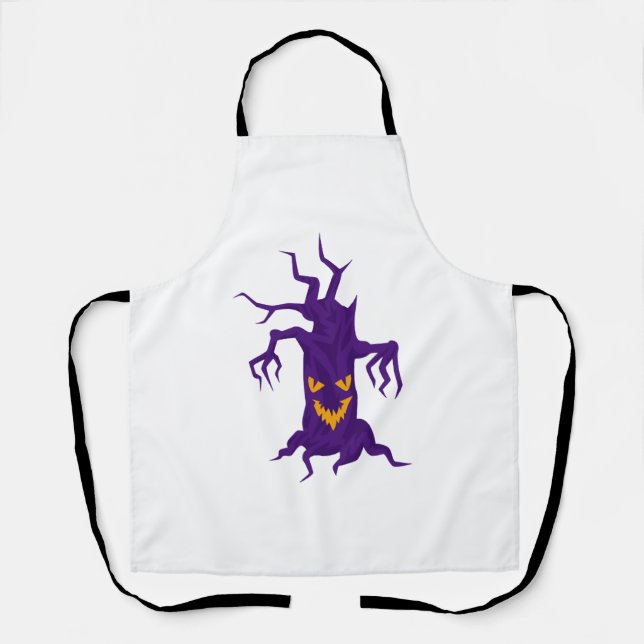 Tablier Arbre Halloween (Recto)