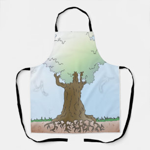 TABLIER ARBRE VERT
