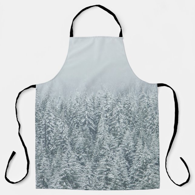 TABLIER ARBRES COUVRANT LA NEIGE (Recto)