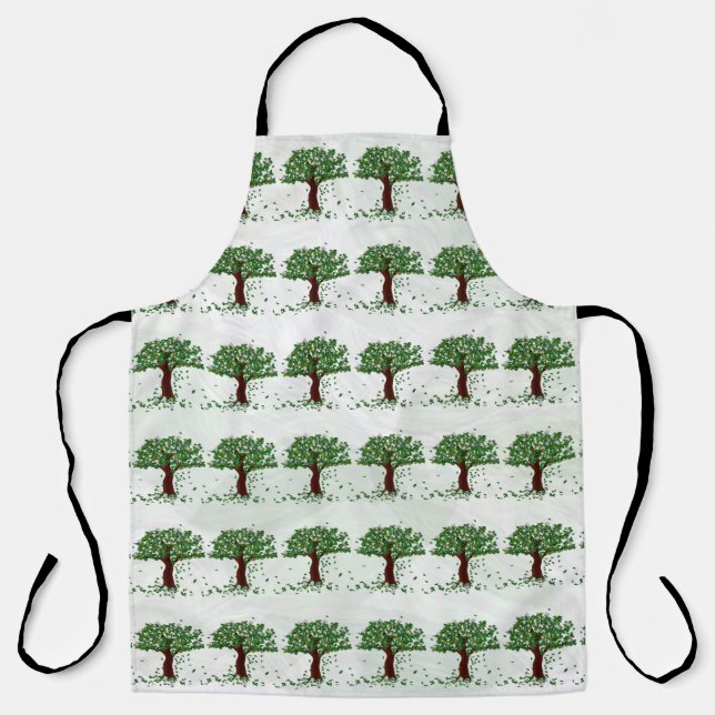 Tablier Arbres Magnolia Allover Apron (Recto)