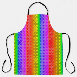 Tablier Arc-en-ciel Couleurs Drapeau Funky Gay Design GLBT
