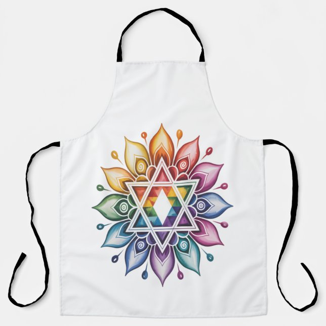 Tablier Arc-en-ciel LGBT Fierté Gay (Recto)