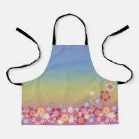 Arc-en-ciel mixte Sakura Blossoms Kimono Style