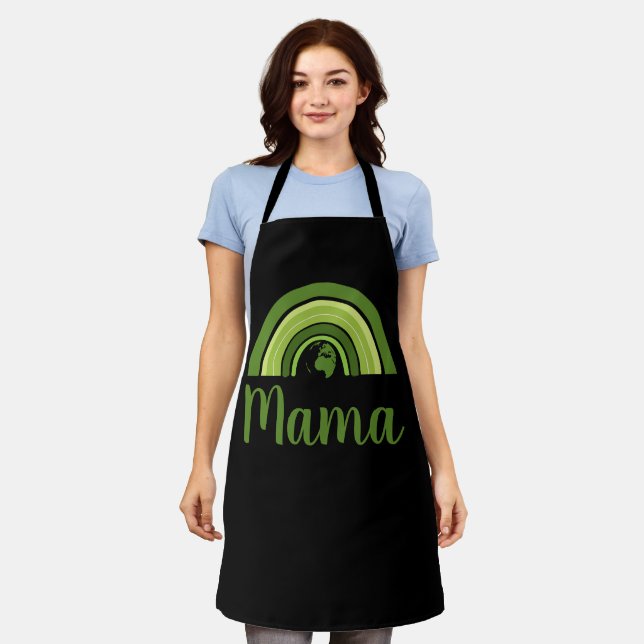 Tablier Arc-en-ciel personnalisé Earth Mama Apron (Porté)