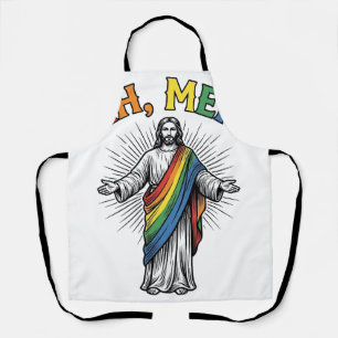 Tablier Arc-en-ciel religieux vintage Ah Men