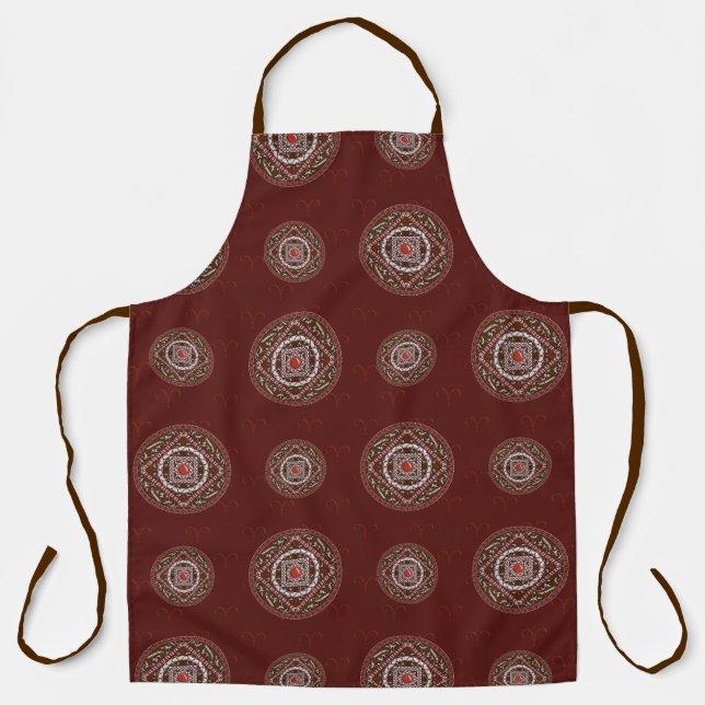 Tablier Aries Mandala Tout-En-Plan (Recto)
