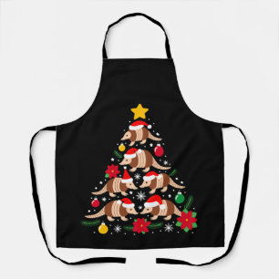Tablier Armadillo de Noël Ornements de Chapeau de Père Noë