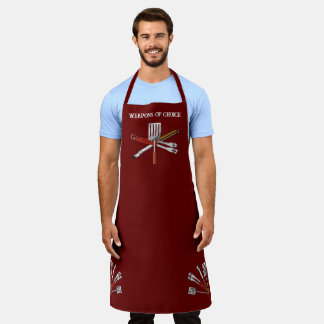 Tablier Arme de choix Grillation BBQ