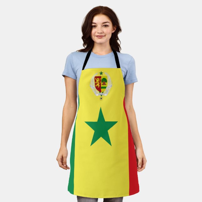 Tablier Armoiries du Sénégal (Porté)