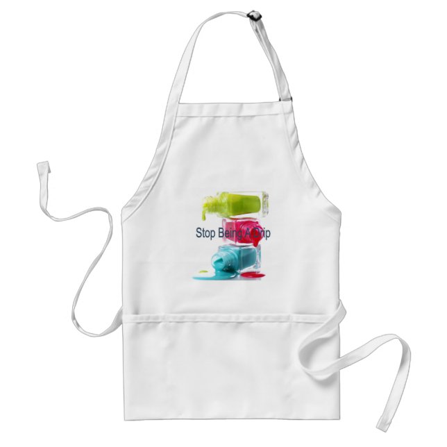 Tablier Arrêter d'être une goutte d'eau (Devant)