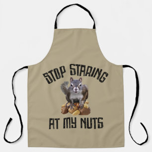 Tablier Arrêtez de marcher sur mes nuts - drôle Amateur d'