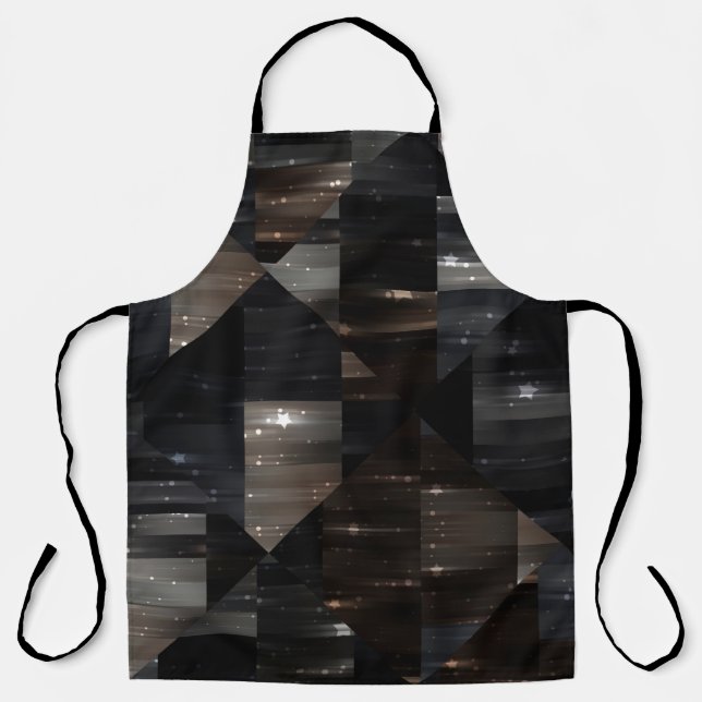 Tablier arrière - plan abstrait. mosaïque grise illustrati (Recto)