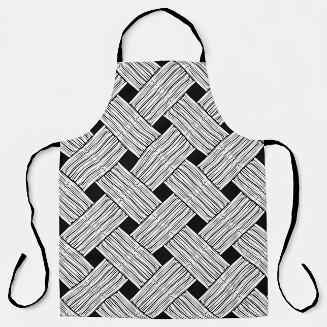 Tablier Arrière - plan avec patte transparente traditionne (Recto)