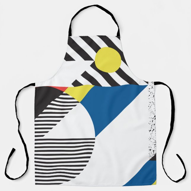 Tablier Arrière - plan de style rétro moderne (Recto)