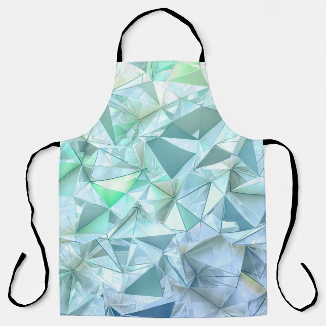 Tablier Arrière - plan de triangle cristal. (Recto)