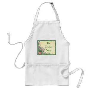 Tablier Arrière - plan floral personnalisé
