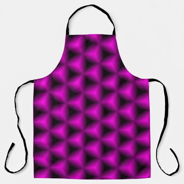 Tablier arrière - plan géométrique violet Abstrait.abstrai (Recto)