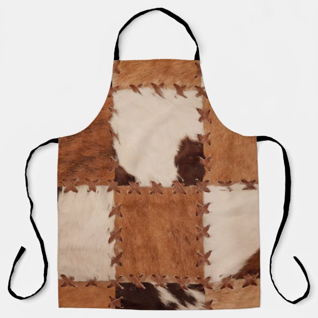 Tablier Arrière - plan texturé en cuir gros plan. (Recto)