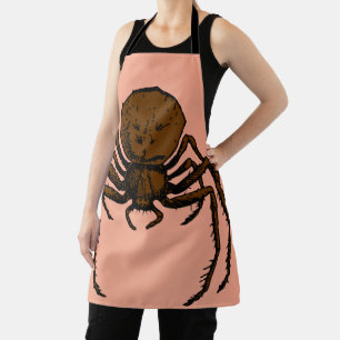 Tablier Arriva une araignée