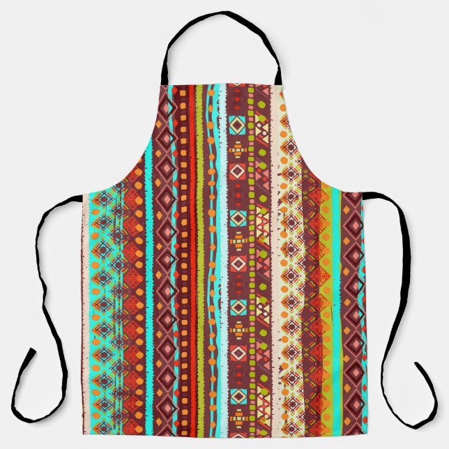 Tablier Art Boho Tribal : Textes Arrière - plans sans cout (Recto)