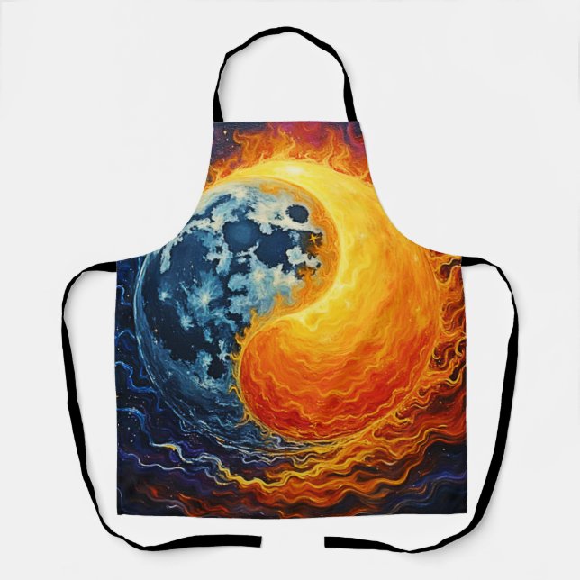 Tablier Art Celestial Yin Yang (Recto)