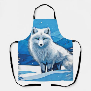 Tablier Art de Fox d'hiver