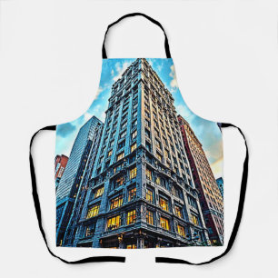 Tablier Art de gratte-ciel de la ville