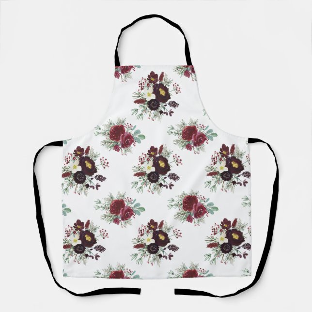 Tablier Art de la couronne de Noël (Recto)