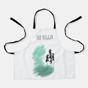 Tablier art de l'arbre vert scandinave simple moderne ment