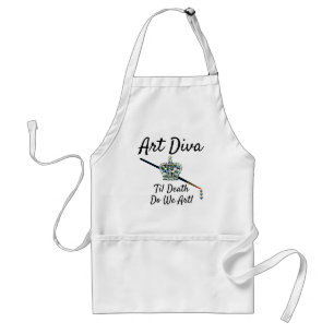 Tablier "ART Diva - ‘Til Death Do We Art’ - Adulte Apron