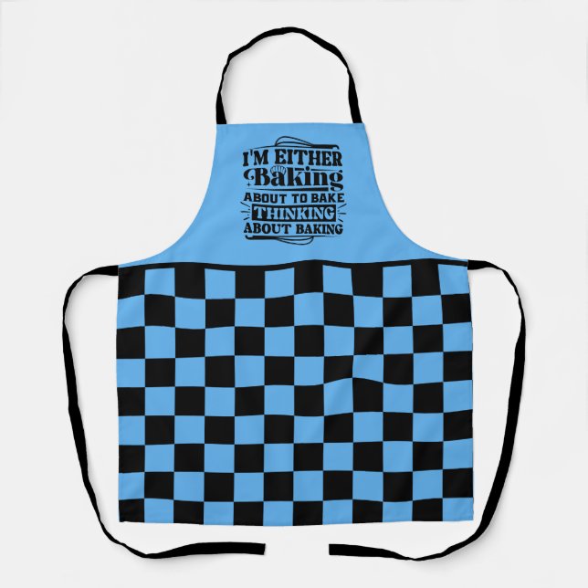 Tablier Art du mot de cuisson amusant (Recto)