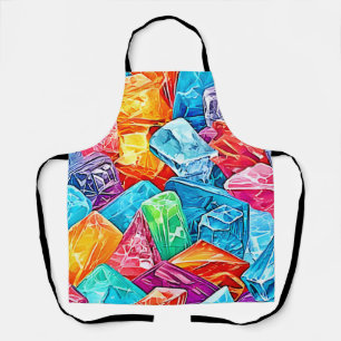 Tablier Art en grappes cristallines