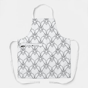 Tablier Art Enseignant's Heart Motif Art Smock