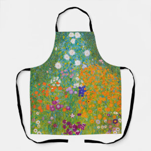 Tablier Art floral de cottage vintage de Gustav Klimt