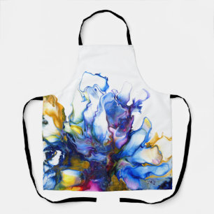 Tablier Art fluide de l'Agate de Marbre Bleu