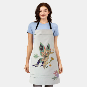 Tablier Art graphique, Illustration de papillon fée