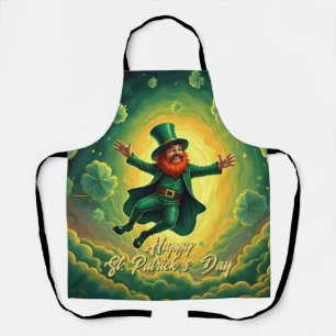 Tablier Art magique de la Saint-Patrick par un lutin