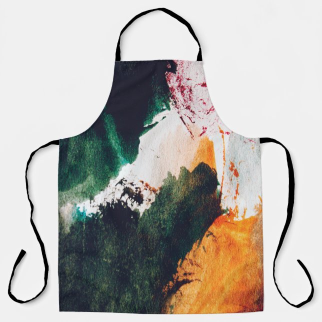Tablier Art moderne, peinture abstraite. Art abstrait p (Recto)