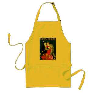 Tablier Art Nouveau Vintage, Amour Romantique de Mode Ital