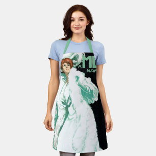 Tablier Art Nouveau vintage, mode italienne, femmes élégan