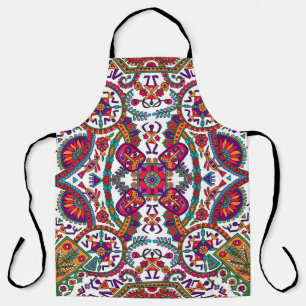 Tablier Art populaire traditionnel Allover Designart, ethn