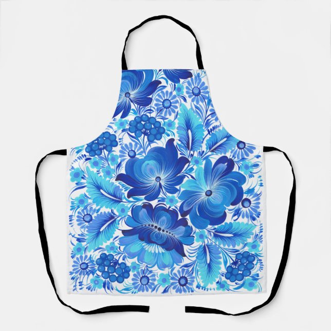 Tablier Art populaire traditionnel ukrainien de Petrikivka (Recto)