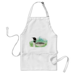 Tablier Art sauvage Apron d'oiseaux de Loin commun